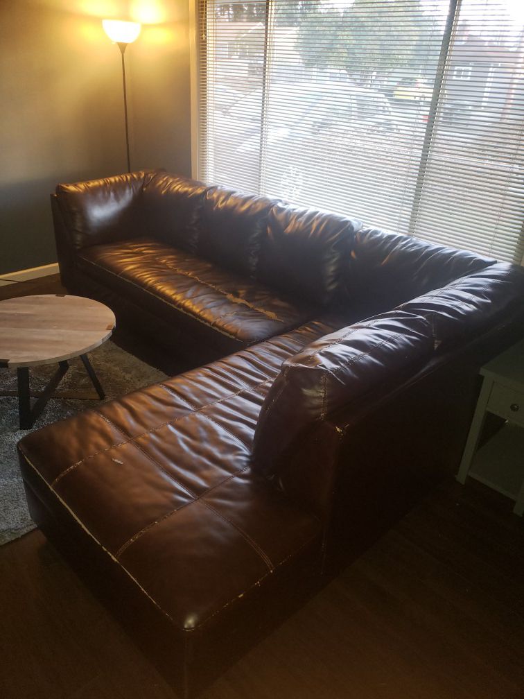 FREE - Brown Sectional