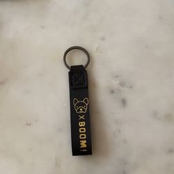 Gold And Black Keychain Ring