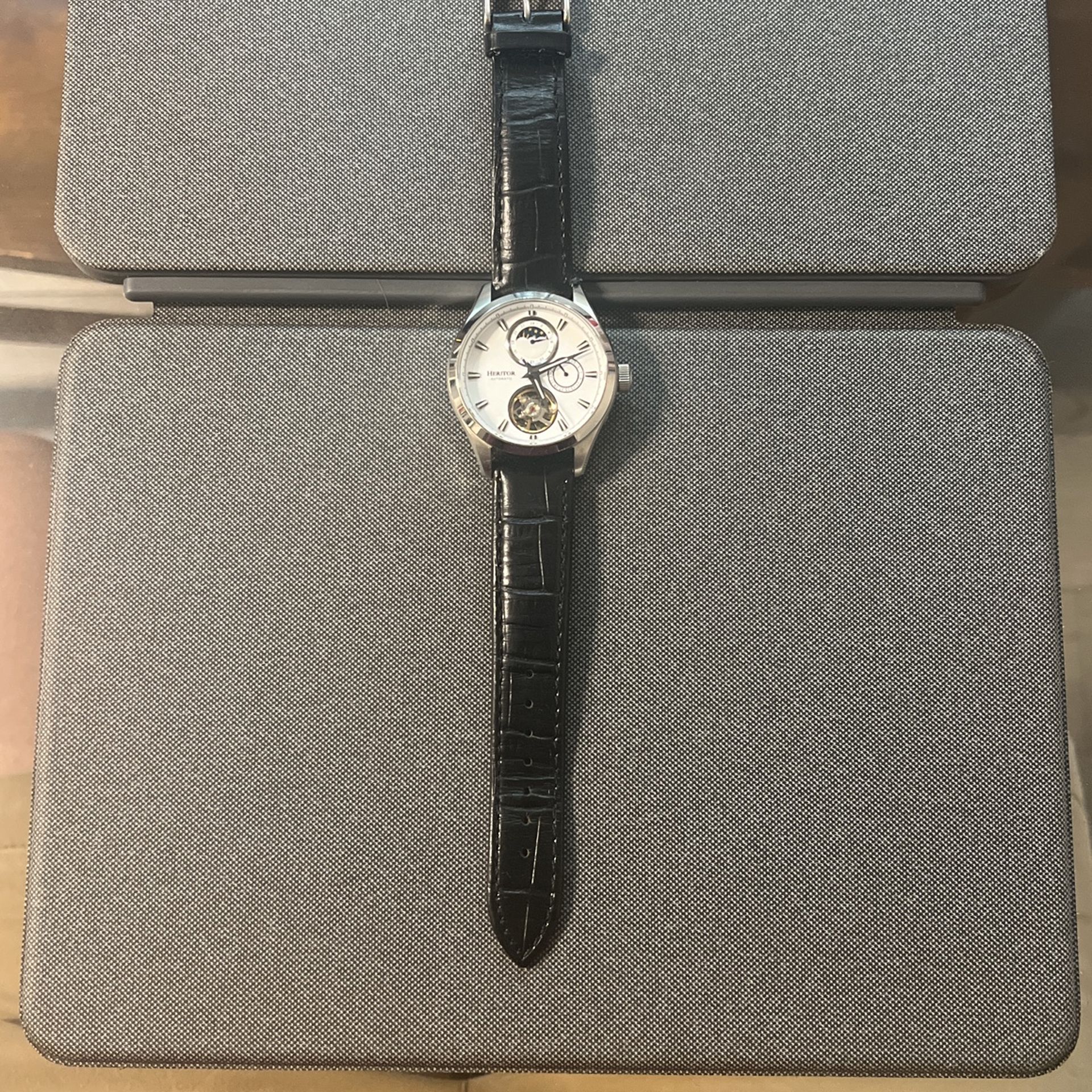 Heritor Automatic Skeleton Watch 