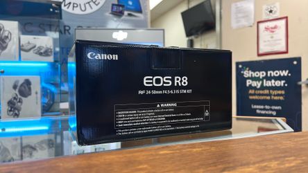 Canon R8 with 24-50mm lens