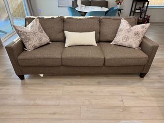 Tan 3 Seat Sofa