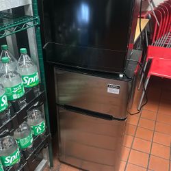 Cabinet And Refrigerator