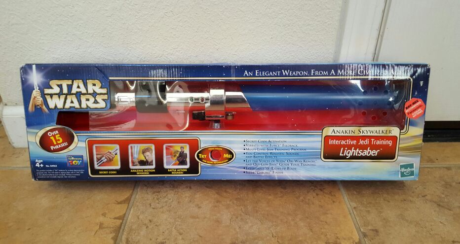 ($50) 2002 Hasbro Star Wars Anakin Skywalker Lightsaber