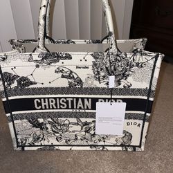 Authentic NEVER used Dior Book Tote. (Tags still on it)