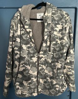 COLD WEAR SHERPA LINED WINTER CAMO JACKET Size Large