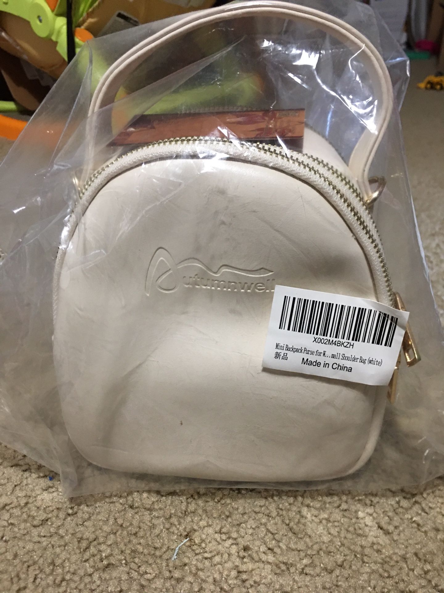 Mini Backpack Purse for Women Crossbody Phone Bag Wallets Handbags Clutch Fashion Lightweight Small Shoulder Bag (white)