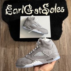 Jordan 5 Wolf Grey Size 6y