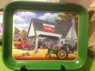 JOHN DREERE, COCA COLA SERVING TRAY,