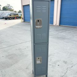 Industrial Steel Locker Cabinet – Minor Dent, Fully Functional