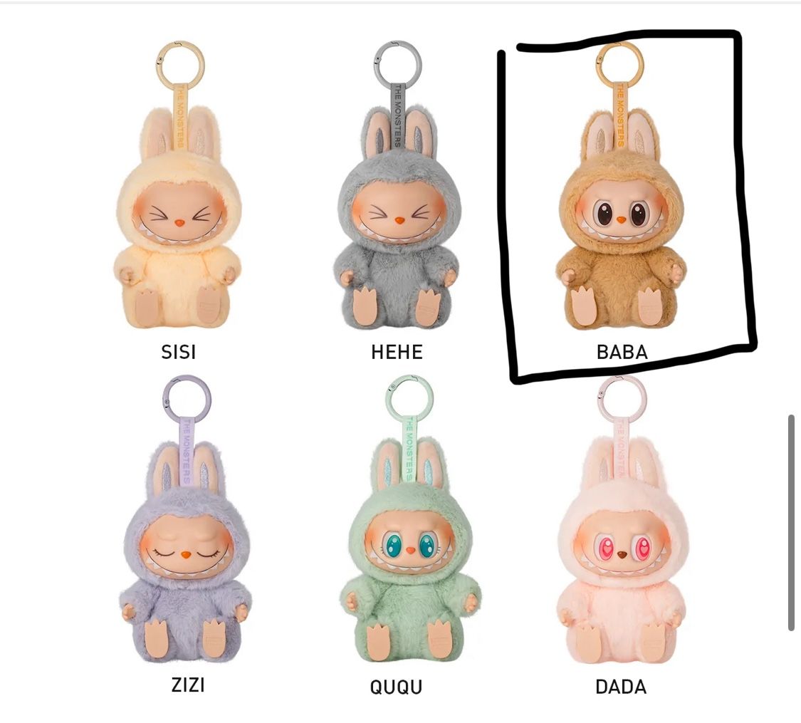 Labubu & Crybaby Pendants For Sale