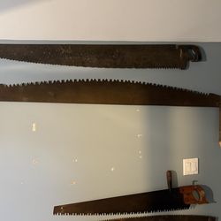 Vintage antique saws