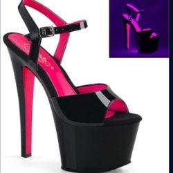 Stilettos By Pleaser Sexy Than Ever Heels🔥    Size: 5-10  Heel: 7"