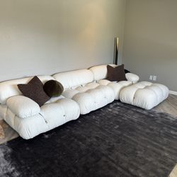 Mario Bellini - 3 piece modular sofa and matching ottoman