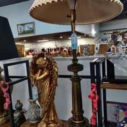 STIFFEL Brass Table Lamp Vintage