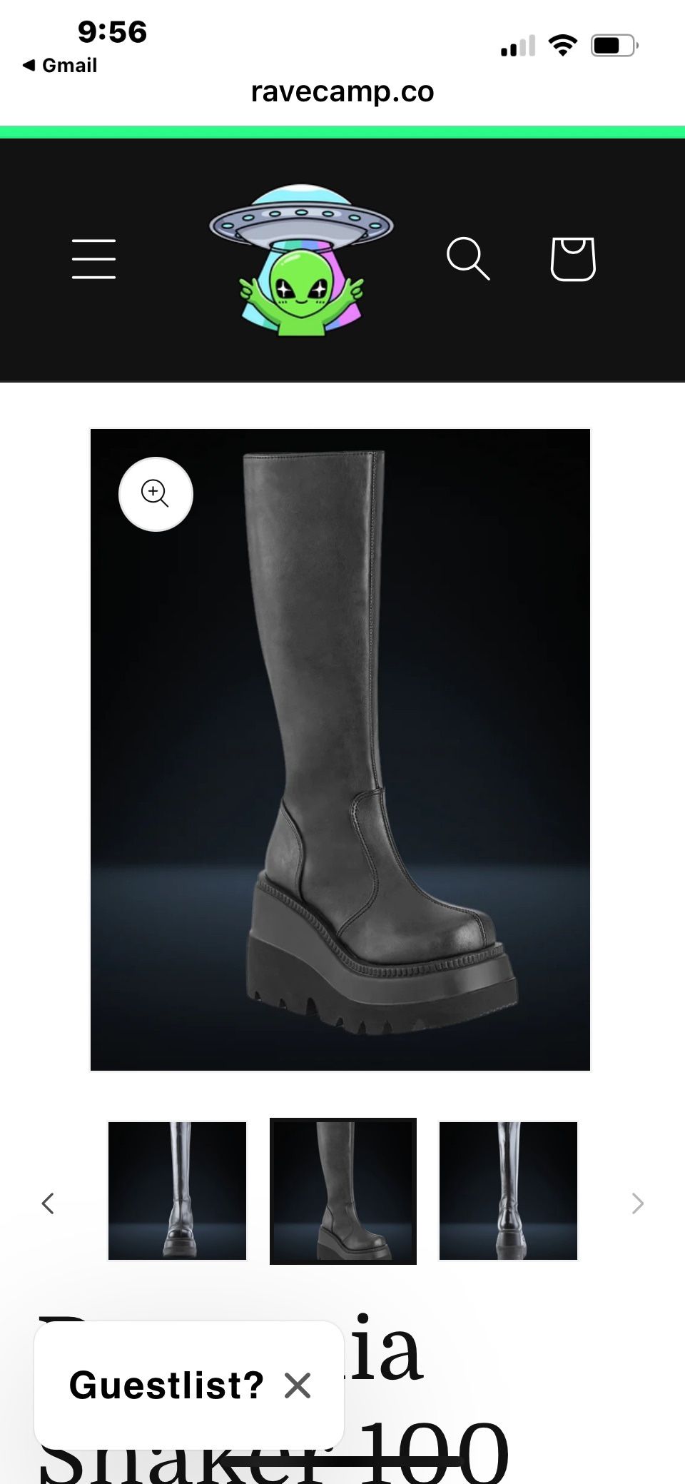 Demonia Shaker 100 Size 10