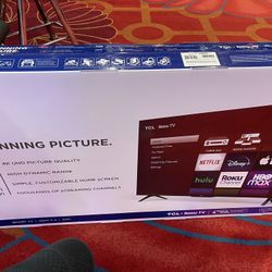 NEW 43” 4K TV