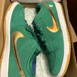 USED Nike Dunk Low SB 'St. Patrick's Day' 10.5M