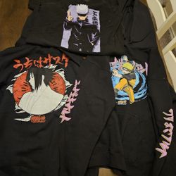 Anime Hoodies And Shirt