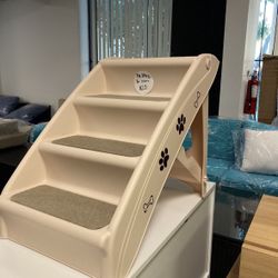 SALE!!!!! Pet Foldable Stairs 4 Steps for High Bed for Small Dogs