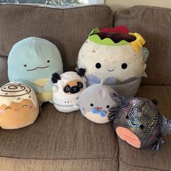NWT Squishmallows & Tokage Bundle 