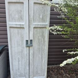 Locking Tool Shed. Needs Washed