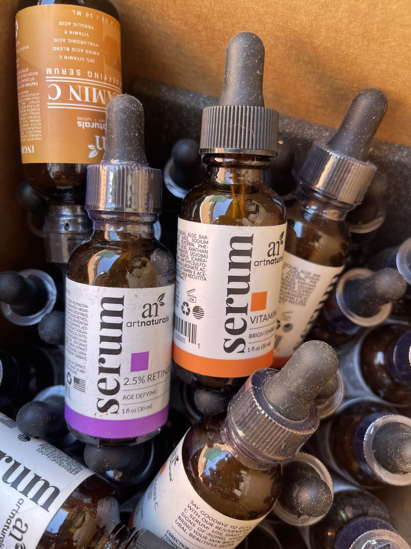 Glass Dropper Bottles (100)