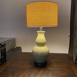 Elegant 30-Inch Tall Modern Ceramic Bedside Lamp – Perfect for Bedroom, Living Room, or Office
