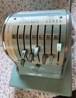 Vintage Paymaster Series S-1000 Check Writer / Prop Decor