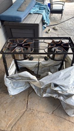 2 Burner big Gas stove with one cylinder