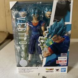 Dragon Ball Super Vegito Blue S.H. Figuarts Premium Bandai Exclusive Action Figure Toy Collectible 