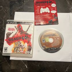 Deadpool Sony PlayStation 3 Game & Manual Complete