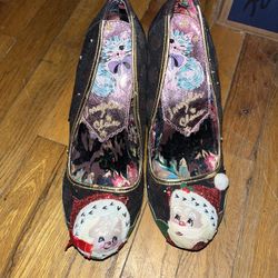 MR & MRS CLAUS IRREGULAR CHOICE SANTA HEELS