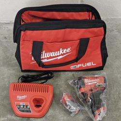 Milwaukee M12 Fuel 1/4 inch Hex Impact Driver With Battery / Charger / Toolbag