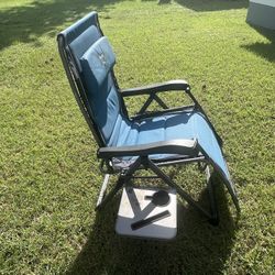 Adjustable Lounger Chair with side table for devices!