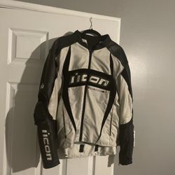 Icon Arc Motorcycle Jacket Mesh/leather 