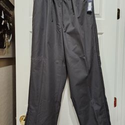  Xl Charcoal Color MENS Wind/athletic Plants, Elastic N String Waist Tie,  NEW Tags Still On $10.00