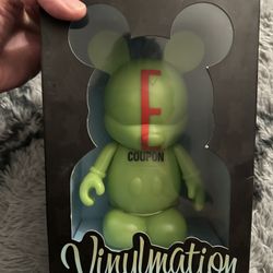 Disney Vinylmation 9” E Coupon By Artist Randy Nobal