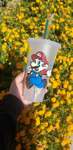 Super Mario Reusable starbuck cup