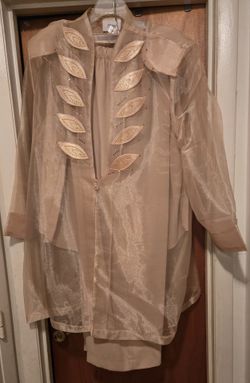 Women's Gold dress pantsuit