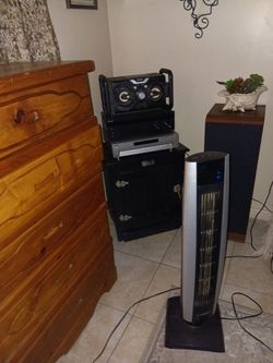 Sony receiver and 2 big fisher