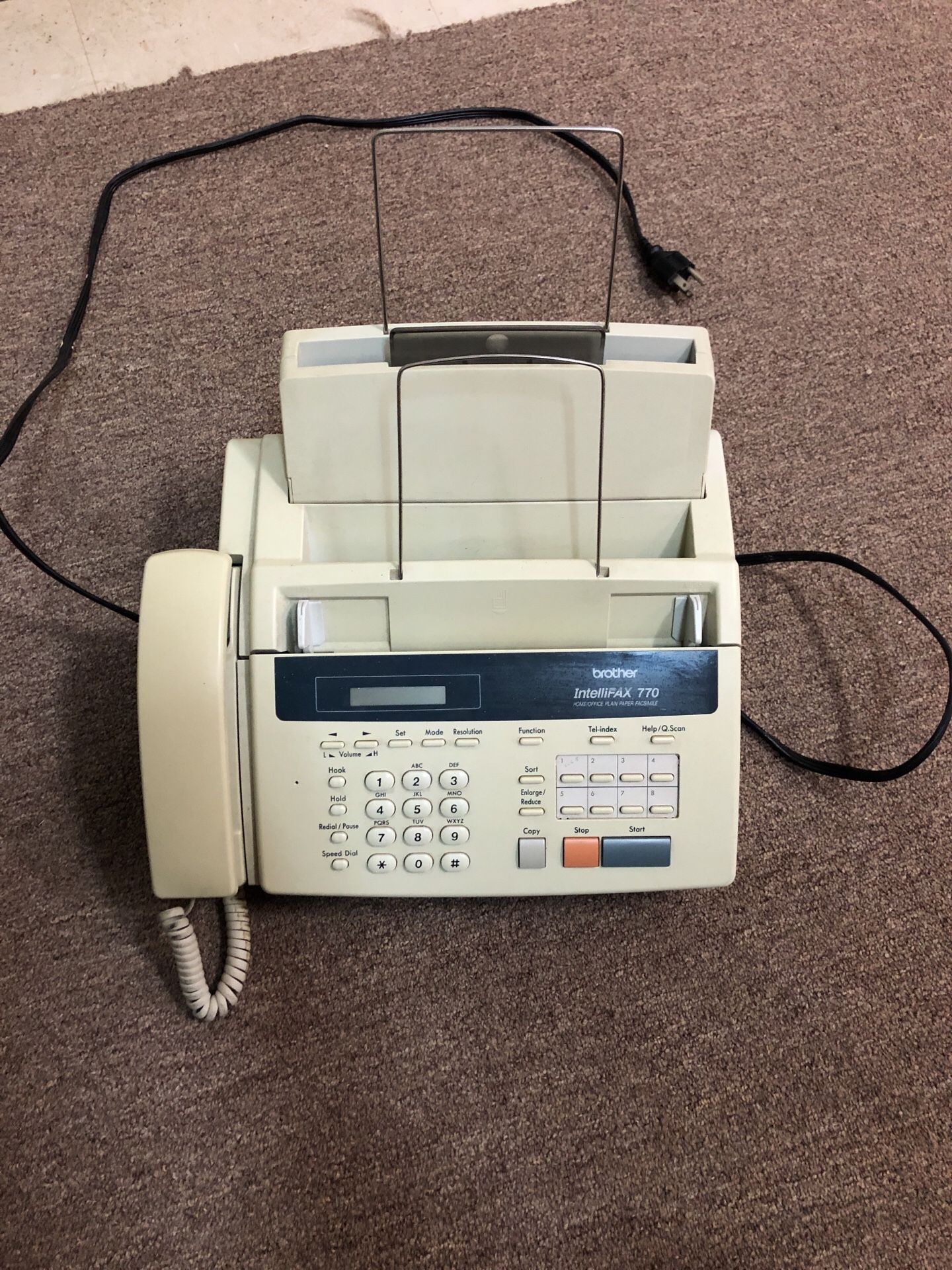 Plain paper Fax machine. Brother Intellifax 770