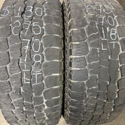 275/70 18 Pair Of Tires Brand Mazama