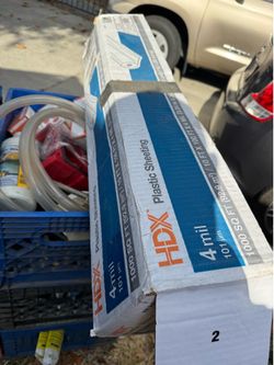 Hdx plastic sheeting