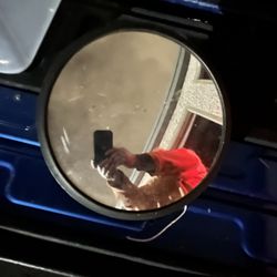 Lester Broussard Round Convex Mirror 