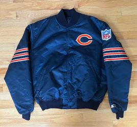 Vintage Starter Chicago Bears Satin Bomber Jacket Coat Men’s Size L