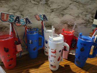 4th July tumblers for kids read description