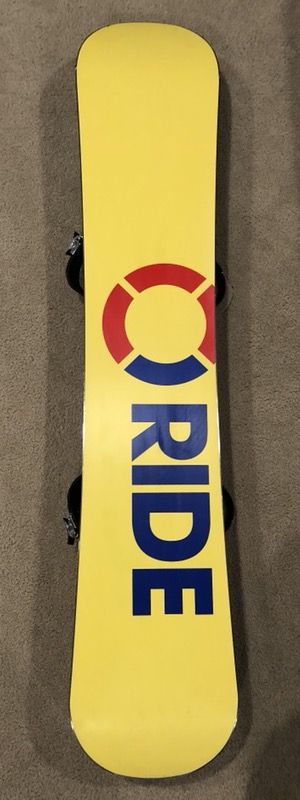 152CM Ride Catalyst Snowboard, Ride Bindings, and Vans boots