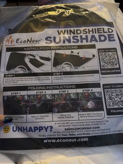 EcoNour Windshield Sunshade