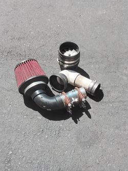 Cold Air Intake Kit with Pipes and Couplers