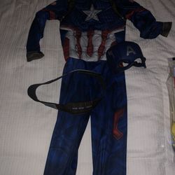 Captain America kids Costume 